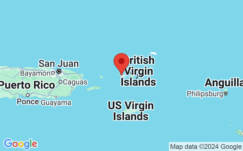 Map of Charlotte Amalie, Virgin Islands, U.S.